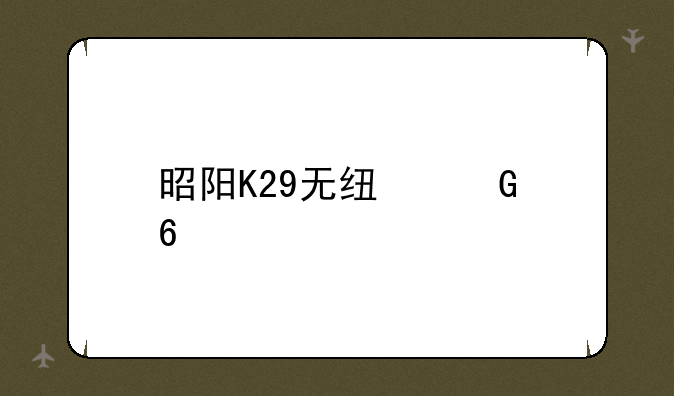 昭阳K29无线网卡
