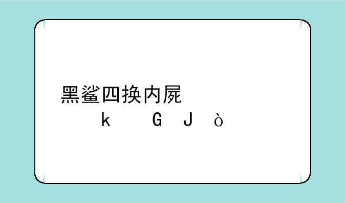 黑鲨四换内屏大概多少钱