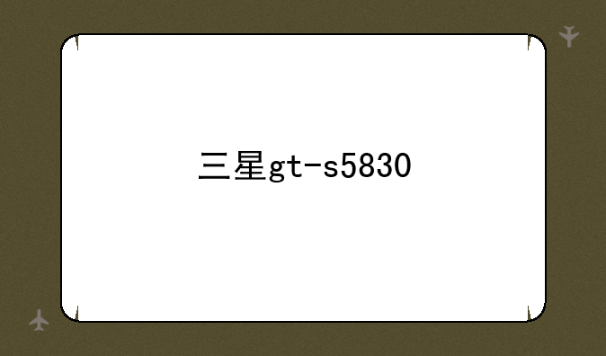 三星gt-s5830