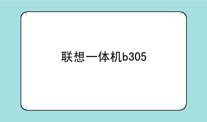 联想一体机b305