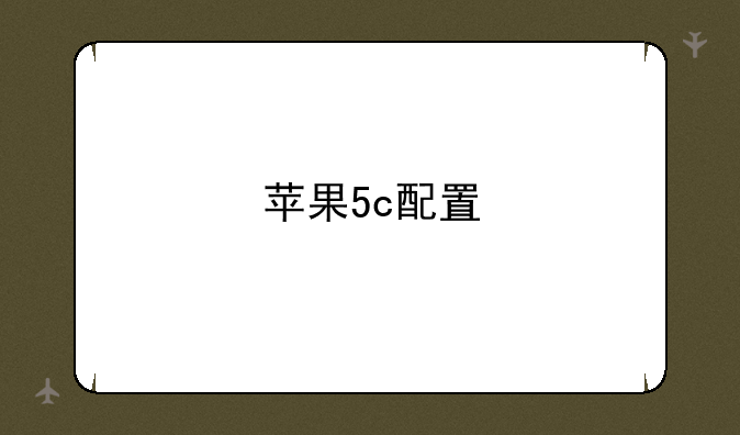 苹果5c配置