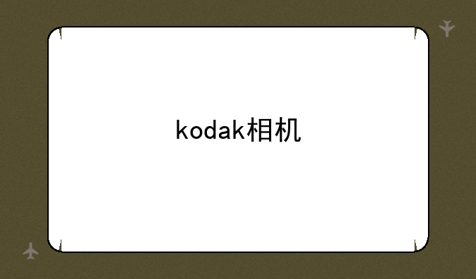 kodak相机